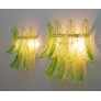 PS2471 ITALIAN MURANO GLASS PALM LEAF