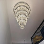 PS2489 ROUND CONE TIERED CRYSTAL CHANDELIER
