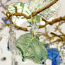 PS2490 COLORED GLAZE FLOWER CRYSTAL CHANDELIER