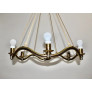 PS2492 VINTAGE CIRCULAR BRASS CHANDELIER