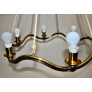 PS2492 VINTAGE CIRCULAR BRASS CHANDELIER