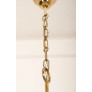 PS2494 LARGE BRASS WAVE-RING CHANDELIER
