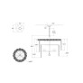 PS2543 MILAZZO WATERFALL CHANDELIER