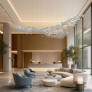 PS2583 FLYING SURGE LED CHANDELIER