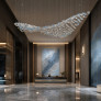 PS2583 FLYING SURGE LED CHANDELIER