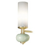 PS2586 12-LIGHTS PORCELAIN AND BRONZE CHANDELIER