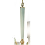 PS2586 12-LIGHTS PORCELAIN AND BRONZE CHANDELIER