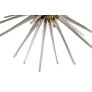 PS2591 ITALIAN BRASS AND MURANO GLASS SPUTNIK CHANDELIER