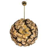 PS2592 Italian Handmade Murano Glass / Brass Chandelier