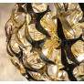 PS2592 Italian Handmade Murano Glass / Brass Chandelier