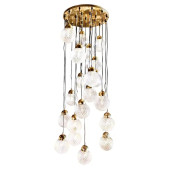 PS2593 ITALIAN MURANO GLASS SHADE CHANDELIER