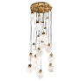 PS2593 ITALIAN MURANO GLASS SHADE CHANDELIER