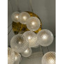 PS2593 ITALIAN MURANO GLASS SHADE CHANDELIER