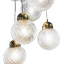 PS2593 ITALIAN MURANO GLASS SHADE CHANDELIER