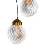 PS2593 ITALIAN MURANO GLASS SHADE CHANDELIER
