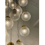 PS2593 ITALIAN MURANO GLASS SHADE CHANDELIER