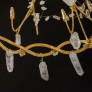 PS2650 TRIPLE RIBBON CHANDELIER