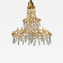 PS2650 TRIPLE RIBBON CHANDELIER