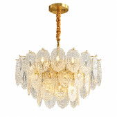 PS2666 HANDMADE CRAFT GLASS PENDANT CHANDELIER