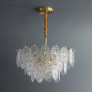 PS2666 HANDMADE CRAFT GLASS PENDANT CHANDELIER