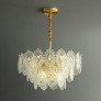 PS2666 HANDMADE CRAFT GLASS PENDANT CHANDELIER