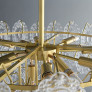 PS2666 HANDMADE CRAFT GLASS PENDANT CHANDELIER