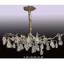PS2673 ROCK CRYSTAL TREE BRONZE CHANDELIER