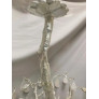 PS2673 ROCK CRYSTAL TREE BRONZE CHANDELIER