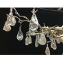 PS2673 ROCK CRYSTAL TREE BRONZE CHANDELIER