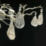 PS2673 ROCK CRYSTAL TREE BRONZE CHANDELIER