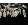 PS2673 ROCK CRYSTAL TREE BRONZE CHANDELIER
