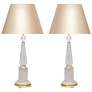 PS2677 MODERN ROCK CRYSTAL QUARTZ LAMPS