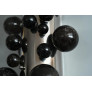 PS2679 SMOKY BUBBLE QUARTZ SCONCES