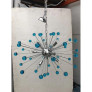 PS2701 CHANDELIER MURANO GLASS SPUTNIK BLUE