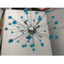 PS2701 CHANDELIER MURANO GLASS SPUTNIK BLUE