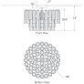 PS2706 LORELEI 18" SEMI-FLUSH MOUNT