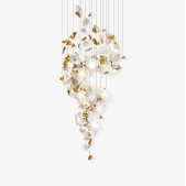 PS2707 FLYING FLOWERS FLUTTERING CHANDELIER