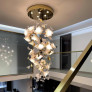 PS2707 FLYING FLOWERS FLUTTERING CHANDELIER