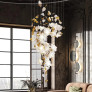PS2707 FLYING FLOWERS FLUTTERING CHANDELIER