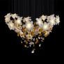PS2707 FLYING FLOWERS FLUTTERING CHANDELIER