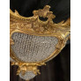 PS2761 CAST-BRONZE CANDELABRA CHANDELIER