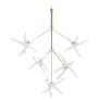 PS2785 OLVIDADA STEEL CHANDELIER LAMP