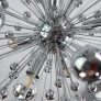 PS2786 CHROM SPUTNIK CEILING LAMP