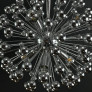PS2786 CHROM SPUTNIK CEILING LAMP
