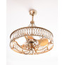 PS2797 CRYSTAL 8-LIGHT PENDANT WITH FAN