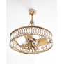 PS2797 CRYSTAL 8-LIGHT PENDANT WITH FAN