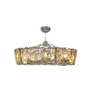 PS2798 10-LIGHT CRYSTAL FANDELIER