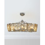 PS2798 10-LIGHT CRYSTAL FANDELIER