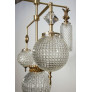 PS2802 VINTAGE GLASS GLOBE CHANDELIER