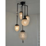 PS2803 NOIR VINTAGE GLOBE CHANDELIER
